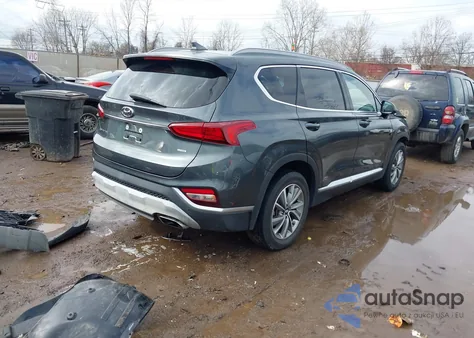 2019 Hyundai Santa Fe Sel Plus from USA, damaged, VIN 5NMS3CAD0KH091759